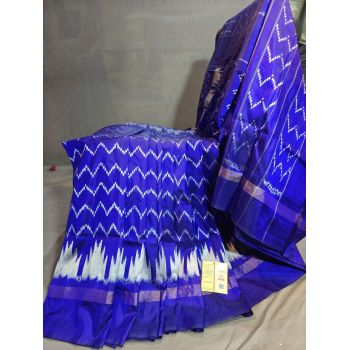 PGMRILWS5Y12XEDC08- light weight Ikat silk saree