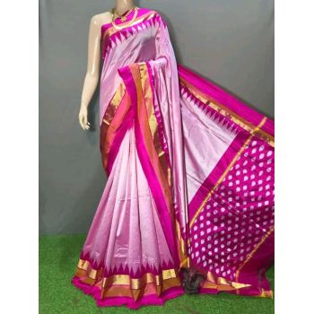 PGMRILWS5Y12XEDC17- light weight Ikat silk saree