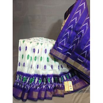 PGMRILWS5Y12XEDC20- light weight Ikat silk saree