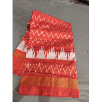 PGMRILWS5Y12XEDC26- light weight Ikat silk saree