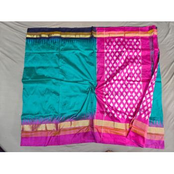 PGMRILWS5Y12XEDC29- light weight Ikat silk saree