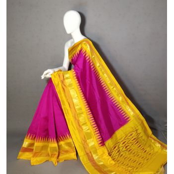 PGMRILWS5Y12XEDC30- light weight Ikat silk saree