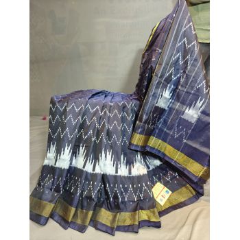 PGMRILWS5Y12XEDC31- light weight Ikat silk saree