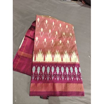 PGMRILWS5Y12XEDC36- light weight Ikat silk saree