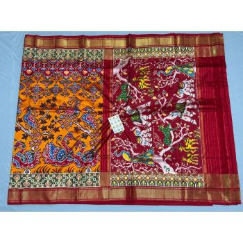 PPISIDSS5Y11SSDC01- Ikat silk saree