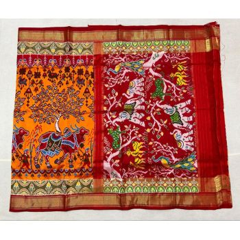 PPISIDSS5Y11SSDC12- Ikat silk saree