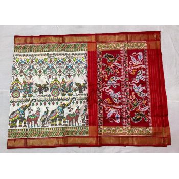 PPISIDSS5Y11SSDC14- Ikat silk saree