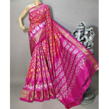 PRIHIDSS5Y12BTCD06- Ikat silk saree