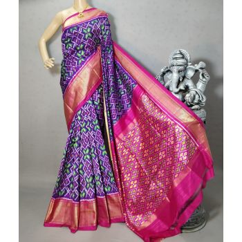 PRIHIDSS5Y12BTCD08- Ikat silk saree