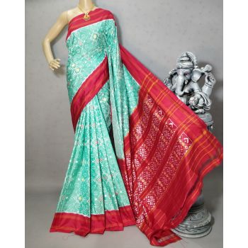 PRIHIDSS5Y12BTCD13- Ikat silk saree