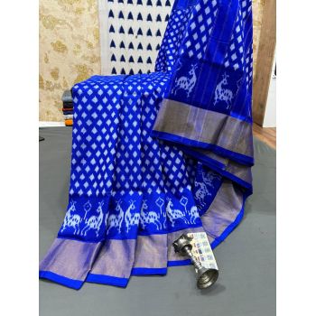 PRMHIDSS5Y10TSDC01- Ikat silk saree