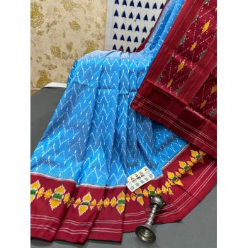 PRMHIDSS5Y10TSDC06- Ikat silk saree