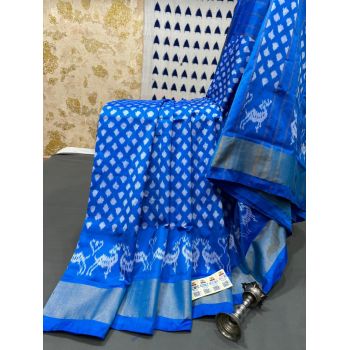 PRMHIDSS5Y10TSDC07- Ikat silk saree