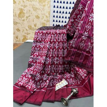 PRMHIDSS5Y10TSDC10- Ikat silk saree