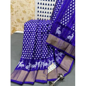 PRMHIDSS5Y10TSDC13- Ikat silk saree