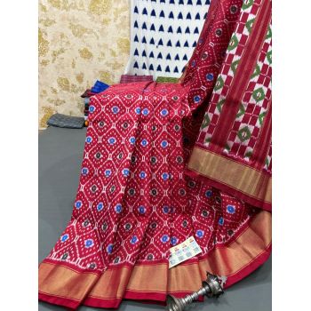 PRMHIDSS5Y10TSDC15- Ikat silk saree
