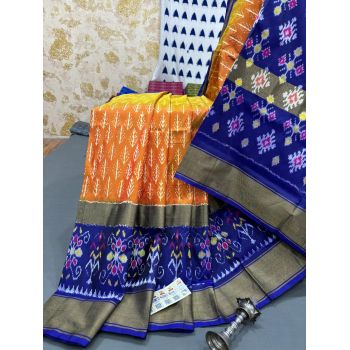 PRMHIDSS5Y10TSDC23- Ikat silk saree