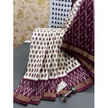 PRMHILWS5Y12XEDD01- light weight Ikat silk saree