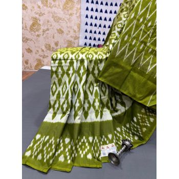 PRMHILWS5Y12XEDD08- light weight Ikat silk saree