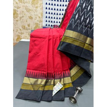 PRMHILWS5Y12XEDD09- light weight Ikat silk saree