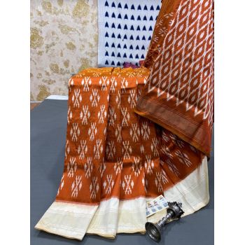 PRMHILWS5Y12XEDD10- light weight Ikat silk saree