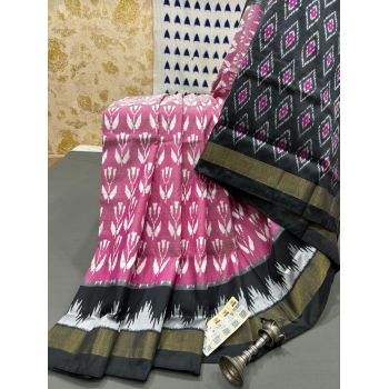 PRMHILWS5Y12XEDD12- light weight Ikat silk saree