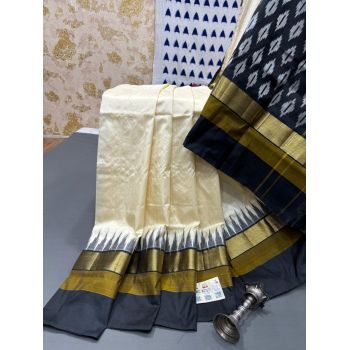 PRMHILWS5Y12XEDD14- light weight Ikat silk saree