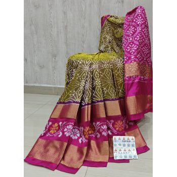 PSHLIDSS5Y10NCDC10- Ikat silk saree