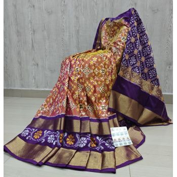 PSHLIDSS5Y10NCDC19- Ikat silk saree