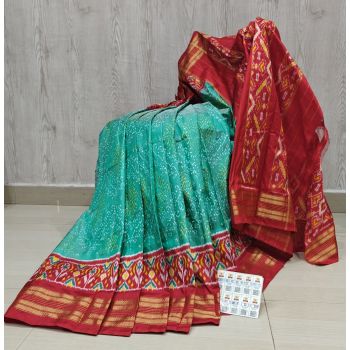 PSHLIDSS5Y10NCDC28- Ikat silk saree