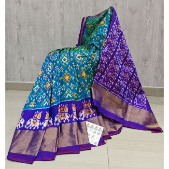 PSHLIDSS5Y10NCDC31- Ikat silk saree