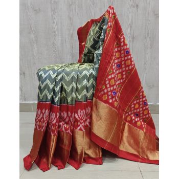 PSHLIDSS5Y12NCDD12- Ikat silk saree