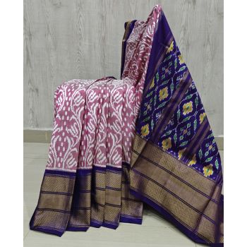 PSHLIDSS5Y12NCDD15- Ikat silk saree