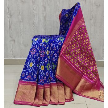 PSHLIDSS5Y12NCDD25- Ikat silk saree