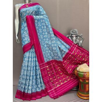 PSNTIDSS5Y10NDDC10- Ikat silk saree