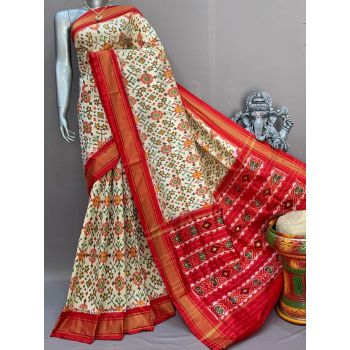 PSNTIDSS5Y10NDDC15- Ikat silk saree
