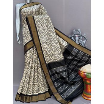PSNTIDSS5Y10NDDC34- Ikat silk saree
