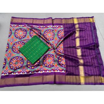 PSSISDST5Y21FSDC01- Ikat Silk dupatta with Ikat sico top