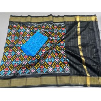PSSISDST5Y21FSDC09- Ikat Silk dupatta with Ikat sico top