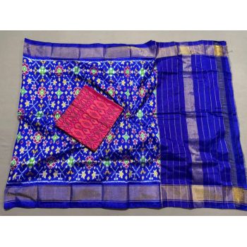 PSSISDST5Y21FSDC12- Ikat Silk dupatta with Ikat sico top