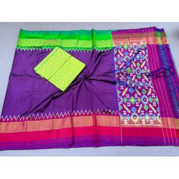 PSSISDST5Y21FSDC13- Ikat Silk dupatta with Ikat sico top