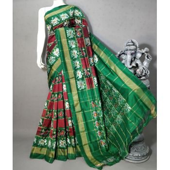 PSTHIDSS5Y12TBCD07- Ikat silk saree