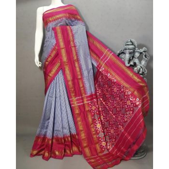 PSTHIDSS5Y12TBCD10- Ikat silk saree