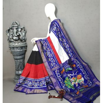 PALUIDSS5Y20NSCD01- Ikat silk saree