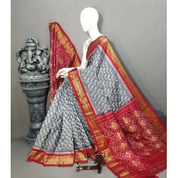 PALUIDSS5Y20NSCD04- Ikat silk saree