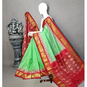 PALUIDSS5Y20NSCD07- Ikat silk saree