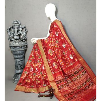 PALUIDSS5Y20NSCD14- Ikat silk saree