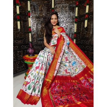 PALUIDSS5Y20NSCD21- Ikat silk saree