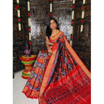 PALUIDSS5Y20NSCD23- Ikat silk saree