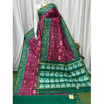 PASKIDSS5Y20DBDC02- Ikat silk saree